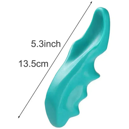 Stainless Steel Manual Deep Tissue Massage Tool, Trigger Point Massage T-Bar Full Body Massage Tool Full Body Fascial Relaxation