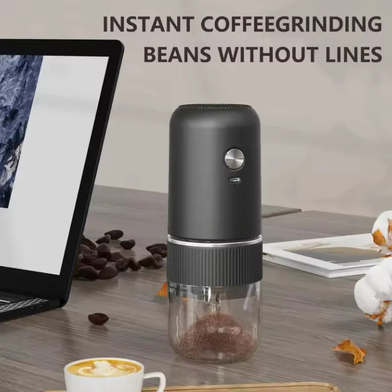 Zai Xiao Electric Coffee Machine Portable One-button Start Automatic Power Off Rechargeable Small Coffee Bean Grinder New