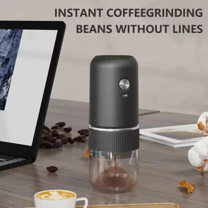 Zai Xiao Electric Coffee Machine Portable One-button Start Automatic Power Off Rechargeable Small Coffee Bean Grinder New