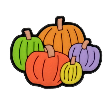 1/40pcs Halloween Shoe Charms Ghost Pumpkin Shoe Decorations Accessories Funny Sandals Pins Gifts for Women Kids Clog Buckles