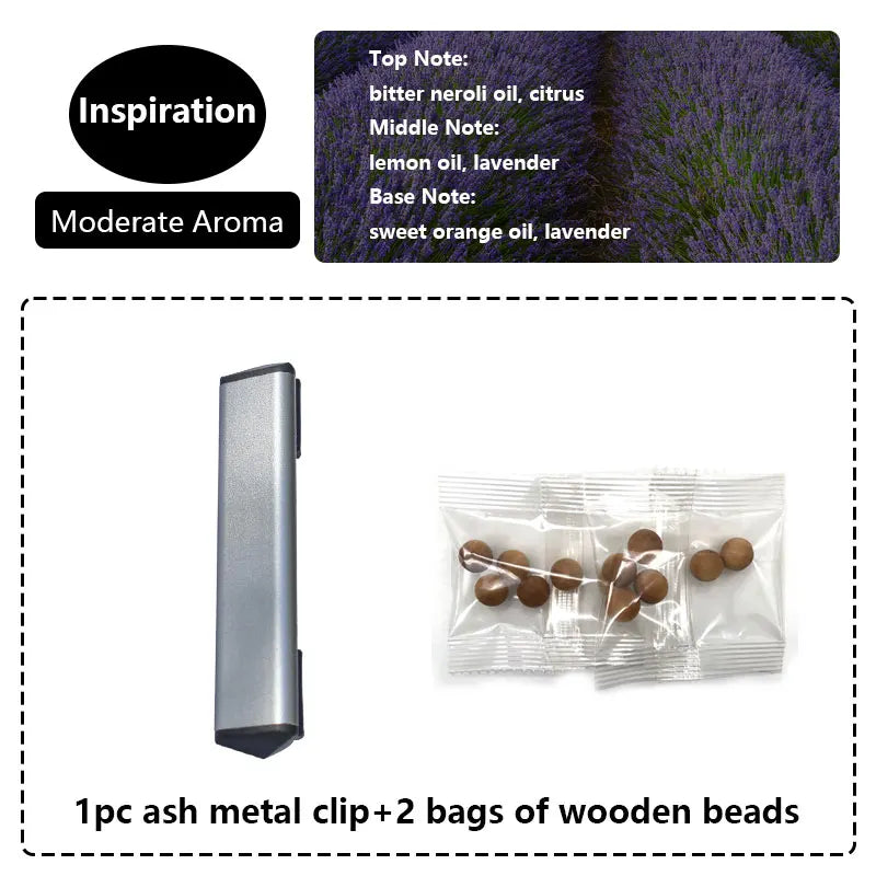 For Tesla Model 3/Y Air Freshener - Invisible Design -Automatic Deodorizer Fragrance Diffuser Car Aromatherapy Wooden Bead