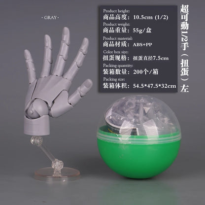 New 1/2 Palm Mini Articulated Action Figure - Anime Character Base Model with Movable Joints - Gashapon Artist Reference Tool