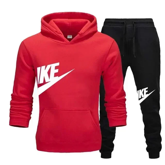 2025 Men's Sport Outfit, fashionable men's and women's casual suit hooded sweatshirt outdoor winter/spring sport hooded sweats