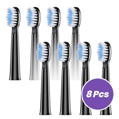 Dr.Yadent Replacement Brush Head for YD07 Sonic Electric Toothbrush Soft Bristle 4/8/12/18 Pcs Supply Valued Pack for Adult