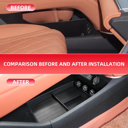 Armrest Storage Box for BYD Sealion 07 EV 2024 2025 Center Console Layered Storage Box Tray Plate Organizer Interior Accessories