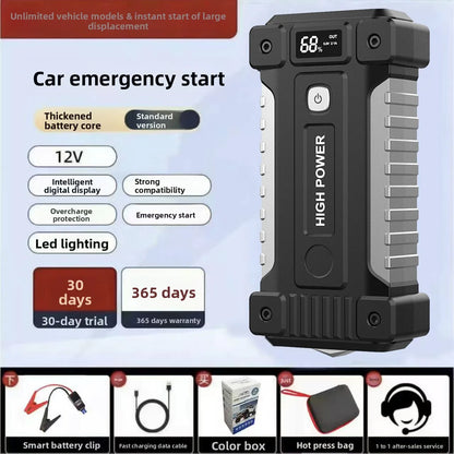 SUKIN Super Capacitor Jump Starter for Car 12V Instant Start Portable Emergency Power Supply for Automotive Battery Dead Cell