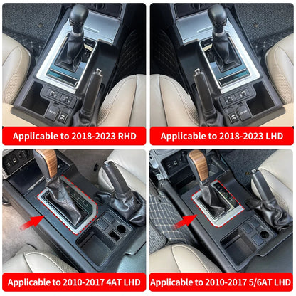 Central Console Silicone Protective Cover For Toyota Prado 150 LC150 2010-2023 Interior car Accessories Decoration Black 1pcs
