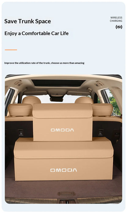 Suitable for Omoda s5 fx 9 EV PHEV C5 E5 C9 7 8plus car trunk storage box folding storage box large capacity storage box