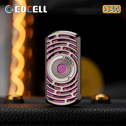 DJG & EDCELL Dexjelly Tuning Fork Poker Push Slider Anodic Oxidation Of Titanium Slider Fidget Stress Toys