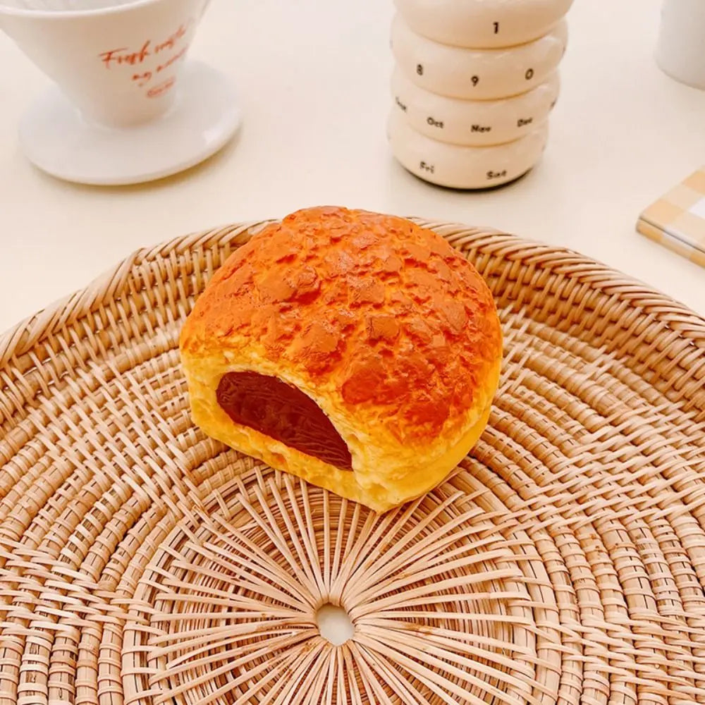 Simulation Bread Toast Squishy Toys Donuts Slow Rising Rebound Squeeze Toy Anti Stress Relief Toys for Kids Adults Desktop Decor