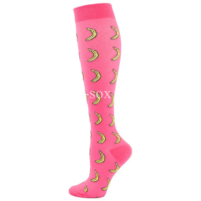 1Pair New Compression Stockings 20-30Mmhg Knee High Sports socks Fit Medical Varicose Veins Pregnant  Edema Diabetes Circulation