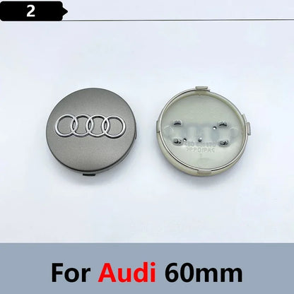 4pcs 60mm 61mm 69mm 68mm 77mm Car Styling Wheel Center Cap Hub Covers Badge 4B0601170 For Audi A3 A4 A5 A6 A7 A8  S6 Accessories