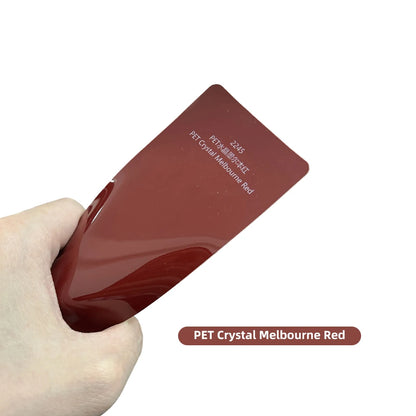 Super Bright Crystal Melbourne Red Full Car Wrap Vinyl PVC PET Auto Body Sticker Color Changing Film Roll Paint Protection 18M