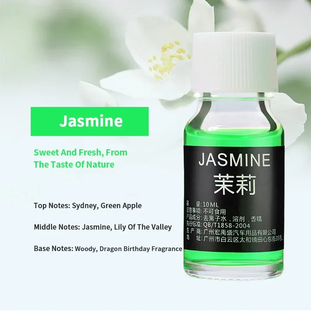 Car Air Freshener Essential Oils for Aroma Diffuser Air Humidifier Water-soluble 10ml Air Freshener Scents Fragrance Oil Perfume