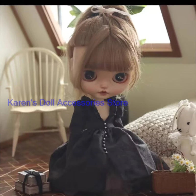 1pcs Classic vintage style dress for landoudou/Blythe(Fit for Lulu,ymy24,Ob22,24,26,zone, Jenny)
