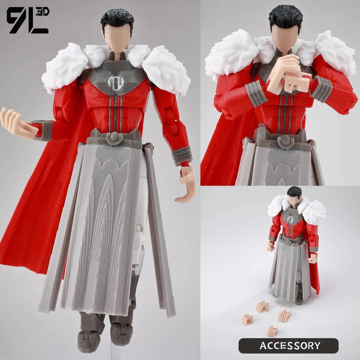 9L3D Invincible Slayer Daryl Dixon Lucky13 Action Figure Dummy13 Multi-Jointed Collectible Model Toys Titan13 Birthday Gifts T13