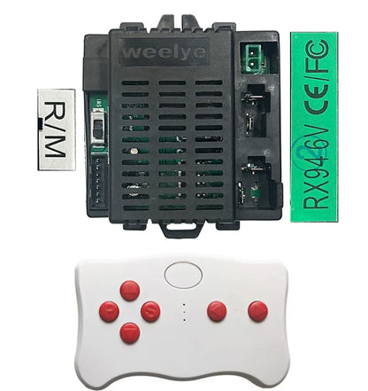 weelye Kids Electric Car Receiver and Remote Control,Ride On Car Controller RX94,RX113.12V Receiver with RM for Power Wheels