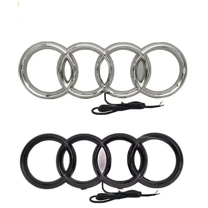 LED Car Dynamic Streamer Badge Light Front Grille Emblem for Audi Q7 Q8 S3 A1 A2 A3 A4 A5 A6 Q3 Q4 Q5 Q6 S5 S7 A7 Q2 Accessories