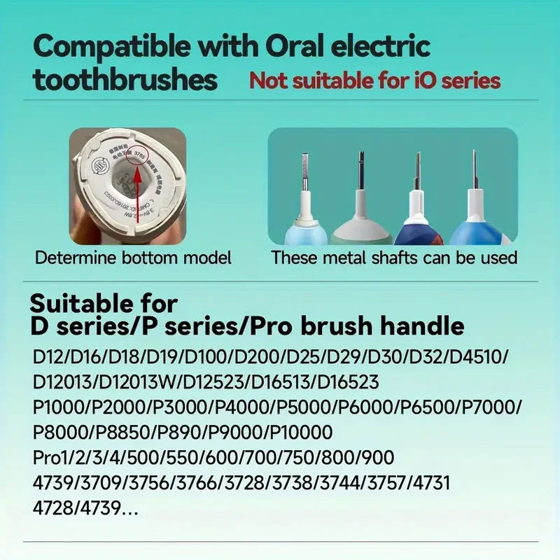 24pcs Pcs Electric Toothbrush Replacement Head Soft Dupont Bristle Tooth Brush Heads For Oral B Toothbrush Nozzles SB-17A