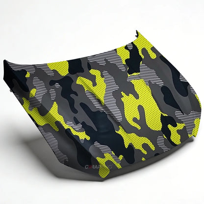 Motorcycle Adhesive Vinyl Wrap Car Cover Yellow Accessories Auto Jeep Off-Road Camouflage Film Vehicle Decoration Car Body Films