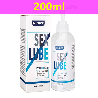 Sex Lube Anal Lubricant Water-based Semen Hot Ice Lubricants Women Lubrication Session Vagina Adult Gay Intimate Gel Toy SexShop