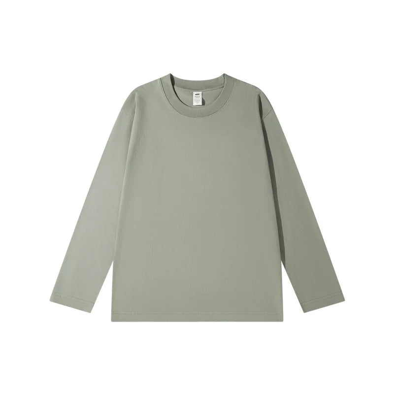 Spring Summer Tops T-shirt Women Solid Cotton Long Sleeve Bottoming Shirt Casual Korean Top Tees Harajuku Loose Basic Tshirt