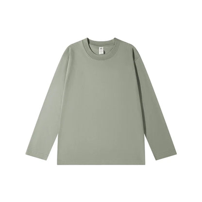 Spring Summer Tops T-shirt Women Solid Cotton Long Sleeve Bottoming Shirt Casual Korean Top Tees Harajuku Loose Basic Tshirt