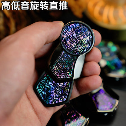 HalooPlayer Fritillaria Tangxuanjia Slider Fidget Spinner EDC Fidget Toys Stress Reliever Anti Anxiety Hand Spinner for Adult