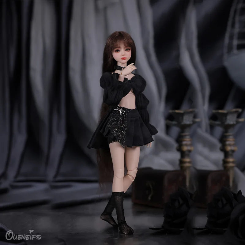 Shuga Fairy Aurola 1/6 BJD Doll Resin Toys  Surprise Gift Korean Style Glitter Skirt  For  Birthday YOSD Tiny Cute
