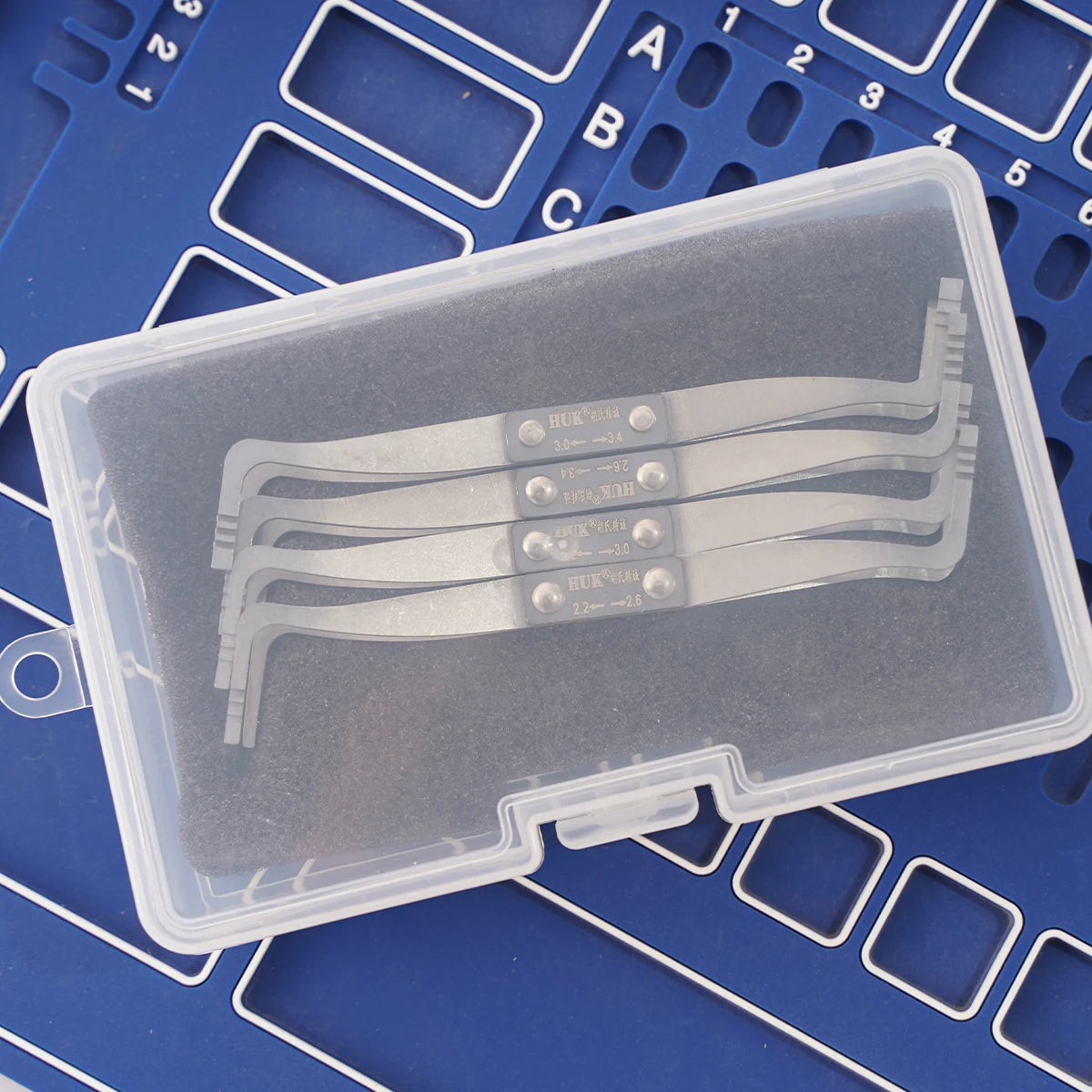 4pcs / set Auto Locksmith Y Tension Wrenches Tools for Car Adjustable Tool