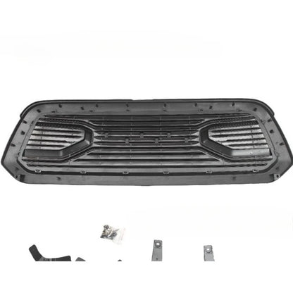 Front Bumper Hood Grille for Dodge Ram 1500 2013 2014 2015 2016 2017 2018 Martin Style Mesh Grill with LED Lights Guard Cover