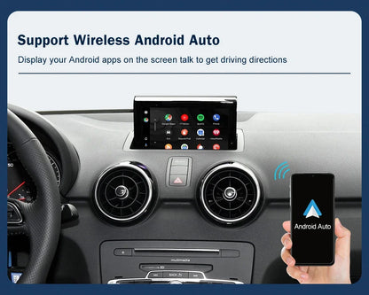 CARABC Wireless Carplay module for Audi A1 Q3 RMC HN+ 2009-2018 Year Support Android Auto autolink Airplay Rear Camera Car Play