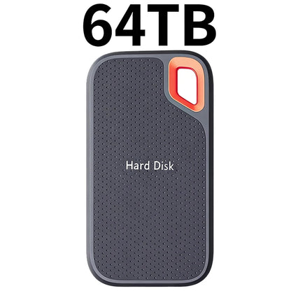 High-speed External Hd 2TB High-quality Hard Drive 128TB 64TB Portable SSD USB3.1 Solid State Disk for Mac/ Pc/Laptops/Phones