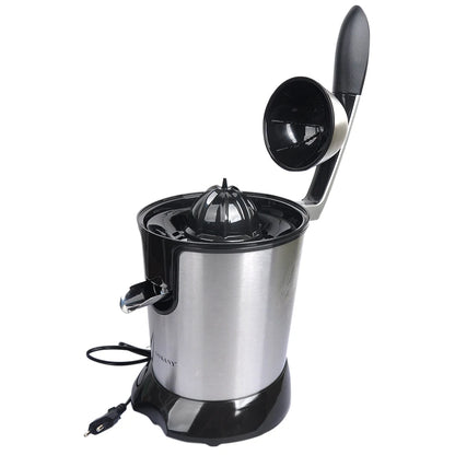 110V / 220V Hand Press Orange Lemon Juicer Machine Stainless Steel Electric Citrus Juice Maker Extractor Kitchen Fruit Squeezer