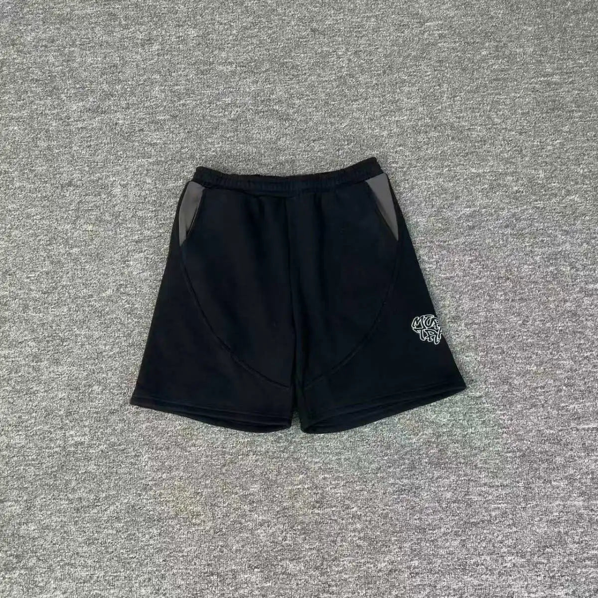 Mertra embroidery letters high street loose hip-hop street shorts men and women padded casual pants five-pocket pants summer