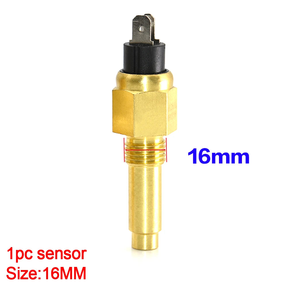 3 in 1 Car Gauge﻿ Water Temperature + Oil Pressure + Voltmeter 52mm Digital Red Backlight  Waterproof car gauge or with Sensor
