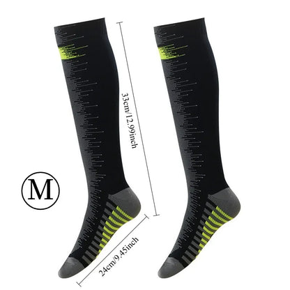 Men's Waterproof Knee-High Hiking Socks – Breathable Anti-Slip Outdoor Crew Socks for Trekking, Camping,Fishing Wet Terrain