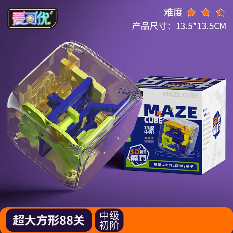 3d Stereo Maze Ball Educational Toys For Children Boys Logic Thinking Training Birthday Gift Brain Teaser Game Plaything