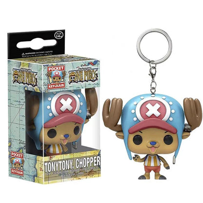Anime One Piece New Keychain, Rhonoya Solon, Tony Joba Style, Cartoon Keychain, Fashion Bag or Car Pendant, Gift