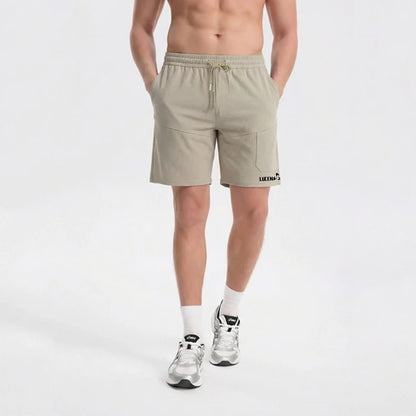 LUCEN New 2026 High-Quality Men's Summer Sports Breathable Shorts Fashionable Beach Leisure Shorts Fitness Running Shorts Tops