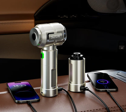 SZUK New Car Vacuum Cleaner Multi Powerful Handheld Portable Cleaning Machine with LED Light Mini Blower Wireless Vacuum Cleaner
