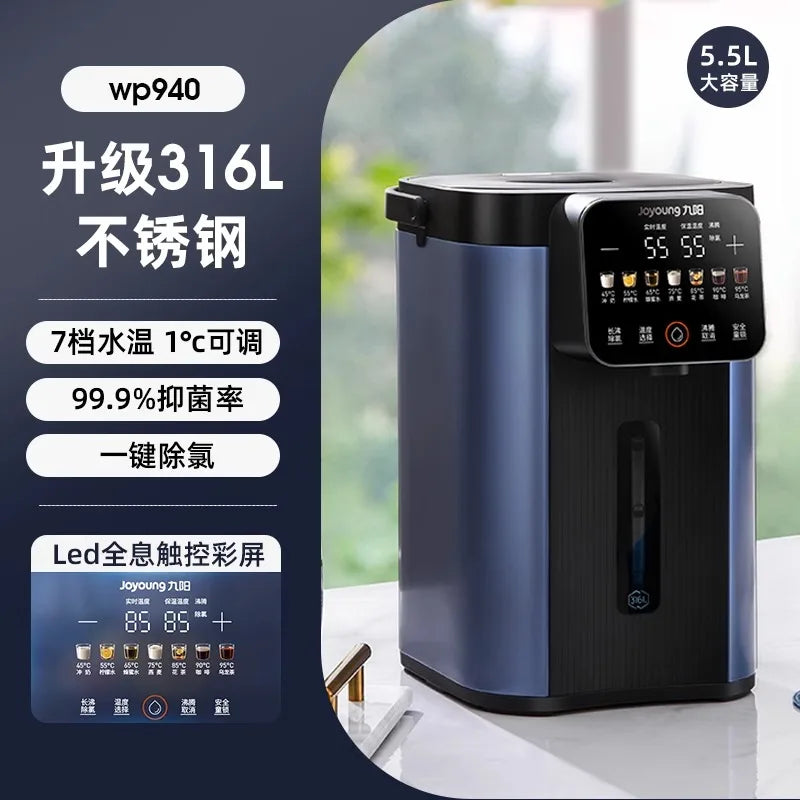 Constant temperature household electric kettle stainless steel electric water bottle intelligent large capacity kettle