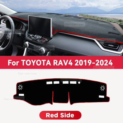 Dashboard Cover Mat Protective Pad  For TOYOTA RAV4 2019-2024 Car Accessories Dash Board Sunshade Anti-UV Carpet Dashmat
