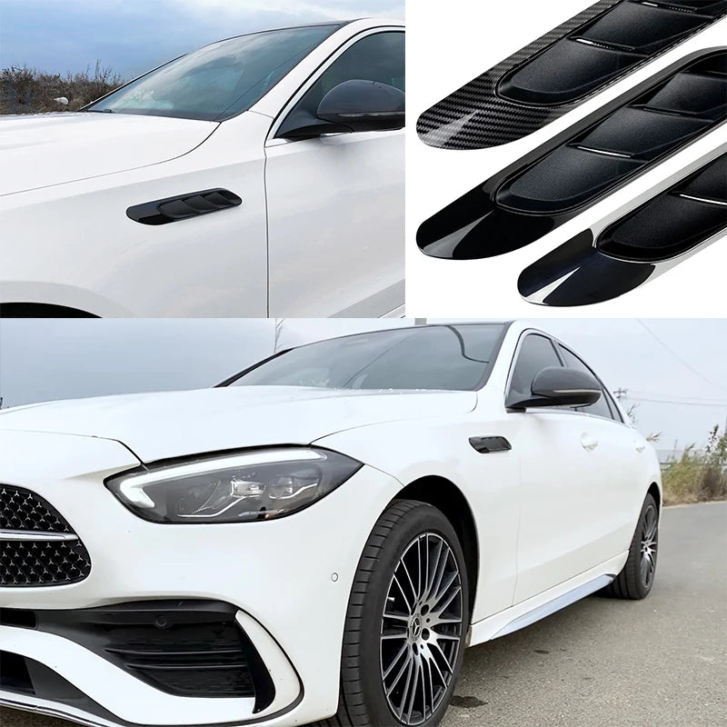 Yubao ABS Car Side Air Vent Cover Fender Sticker For C-Class W206 2022  2003 C200 C260 AMG C63