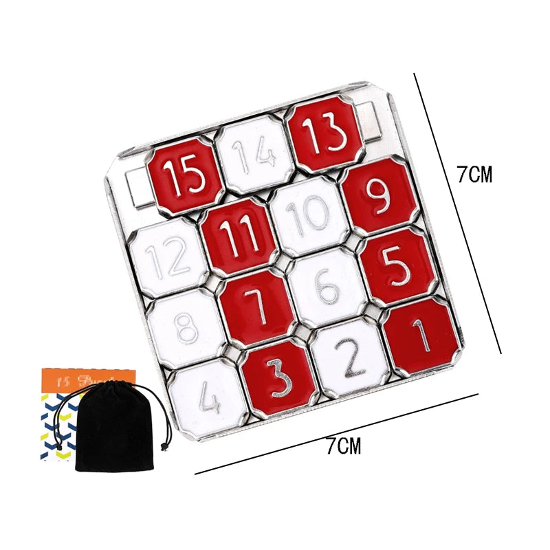 Metal Puzzles Brain Teasers Difficult Level 10 Magic Mind Challenge Assembly & Disentanglement IQ Test For Kids Teens Adults