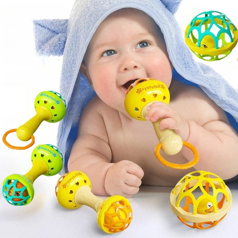 New Baby Rattles 0 12 Months Ringing Toy, Available in Multiple Colors, Bright and Eye-catching, Loved By Babies, Christmas Gift
