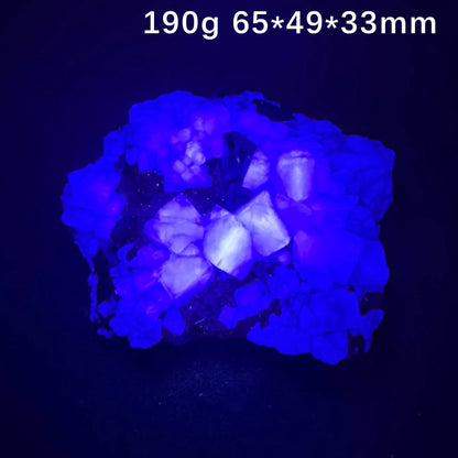 Natural Raw Daylight Fluorite Crystal Healing Stone - Educational Collection Gift Home Decorative Marker