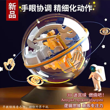 3d Stereo Maze Ball Educational Toys For Children Boys Logic Thinking Training Birthday Gift Brain Teaser Game Plaything