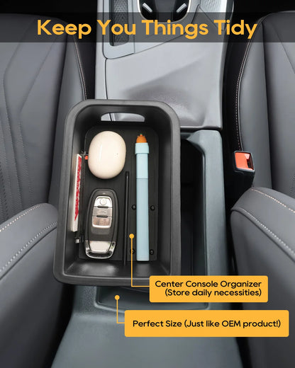 LFOTPP Car Central Storage Box for Cupra Terramar 2025 2026 Armrest Box Storage Auto Interior Cupra Terramar 2025 Accessories