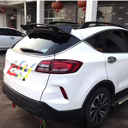 Universal Car Tail Wing Tow Door Car Modification Carbon Fibre Top Wing Trunk Horizontal Spoiler Plate Decorative Fixed Wing